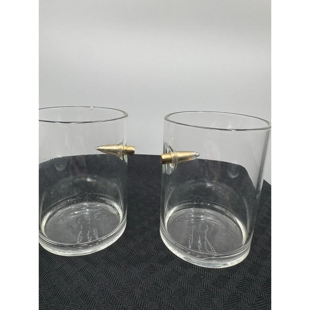 Set Of Two Bullet Glasses